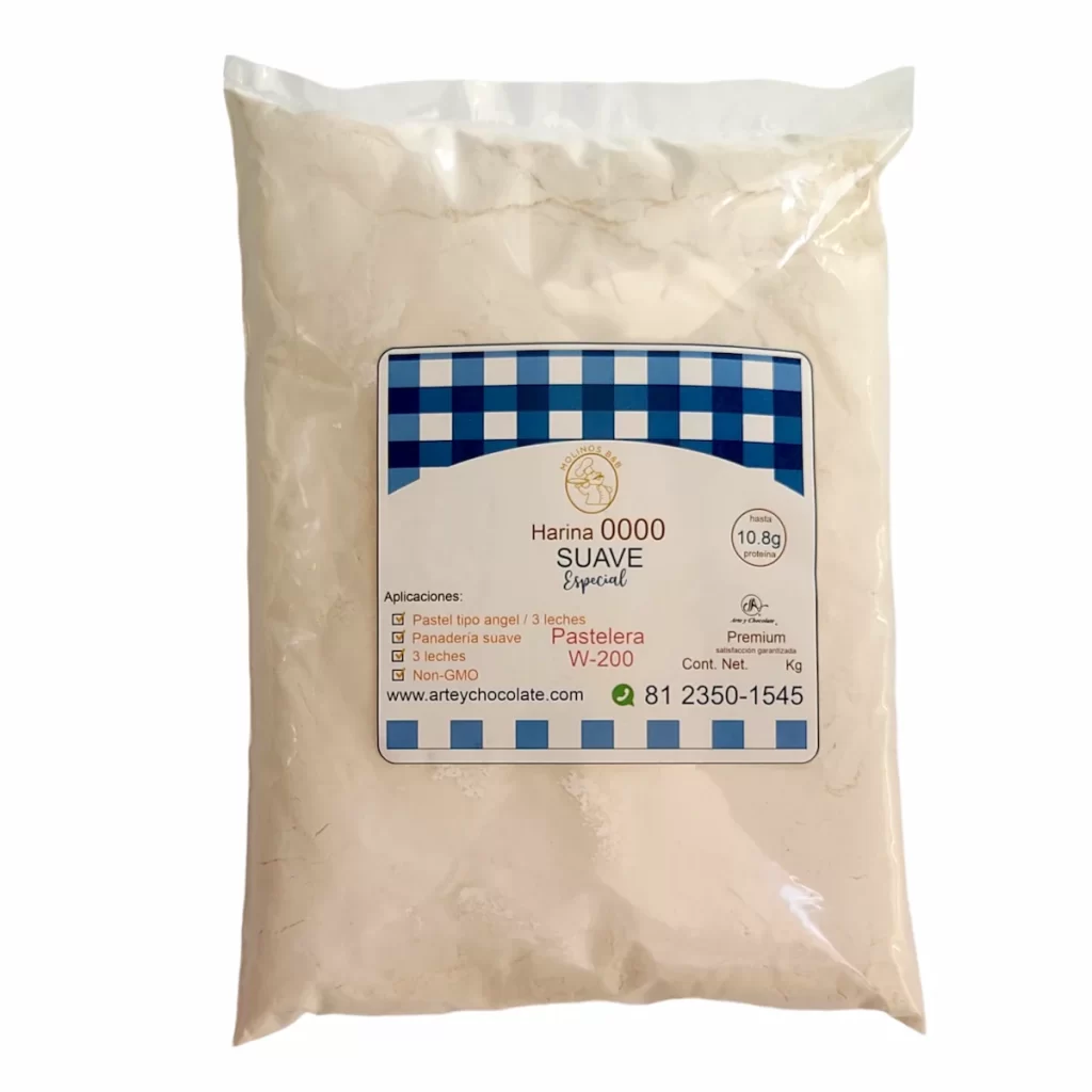 Harina 0000 suave 10g marca molinos B&B 1kg