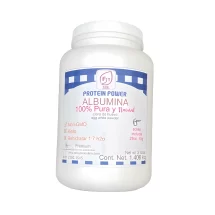 Albumina 100% pura clara de huevo en polvo marca fit tek 1.4kg en bote