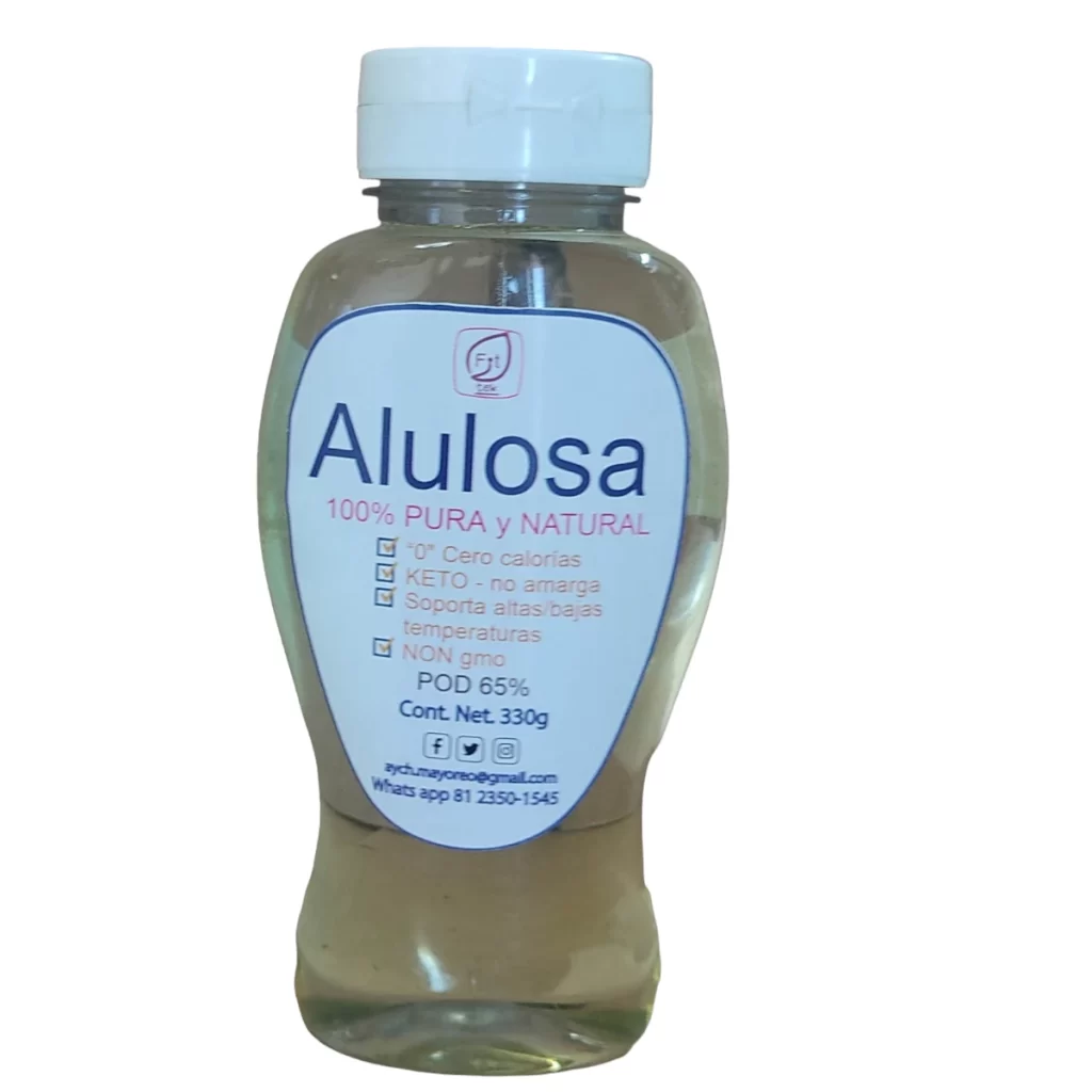 Endulzante Keto alulosa liquida marca fit te k330g