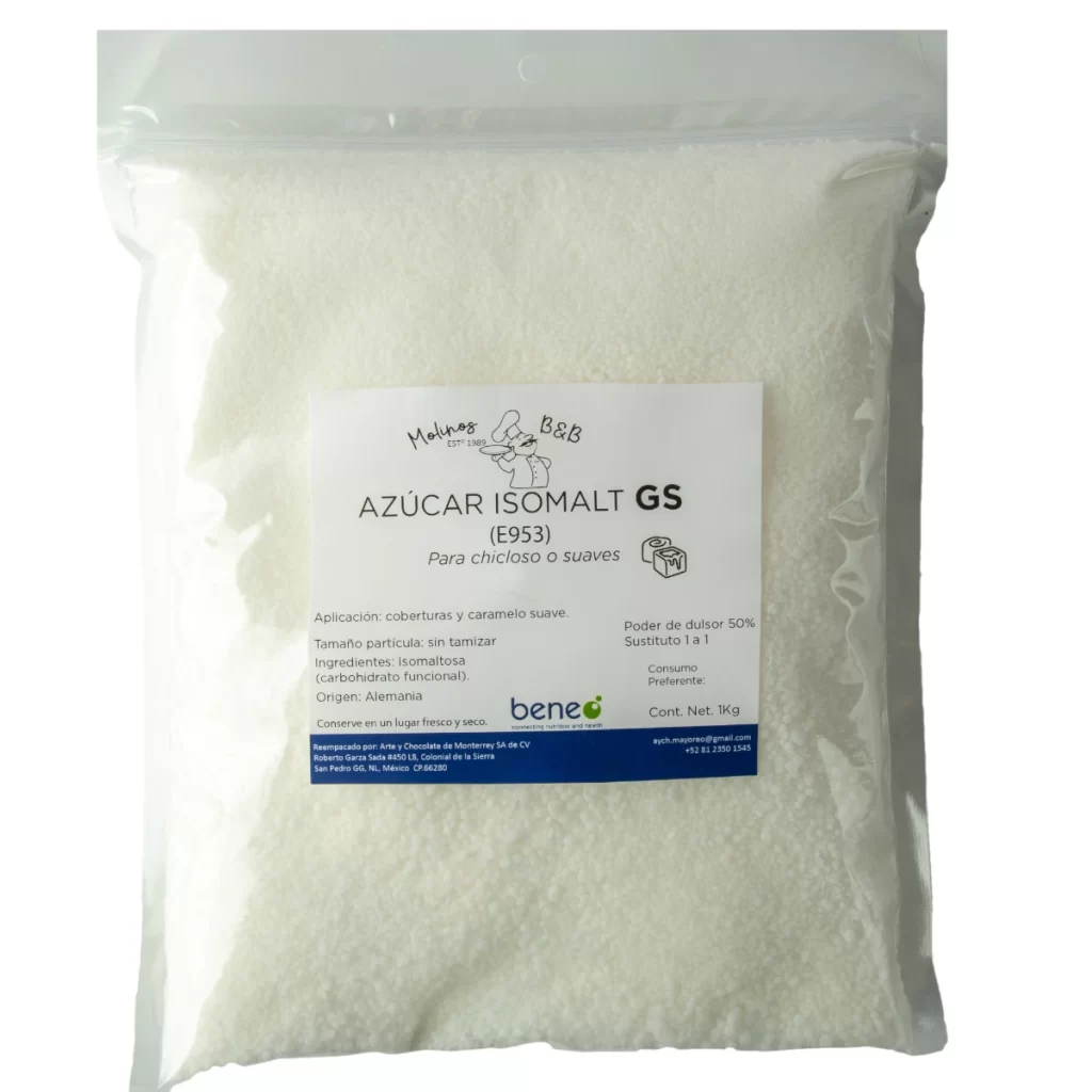 sustituto de azucar isomalt ST-GS para caramelos suaves y gomitas marca Chef exitoso 500g