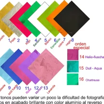 Catalogo de papelitos de aluminio